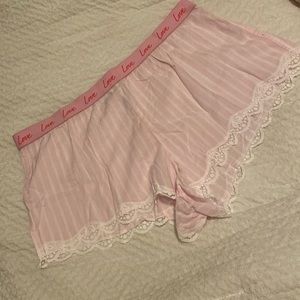 Victoria secret striped pajama pants